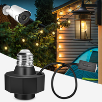 2Pack Light Socket Outlet Adapter with USB Port Porch Light Socket for Use with Smart Bulbs Light Bulb Socket Extender 5V 1.5A