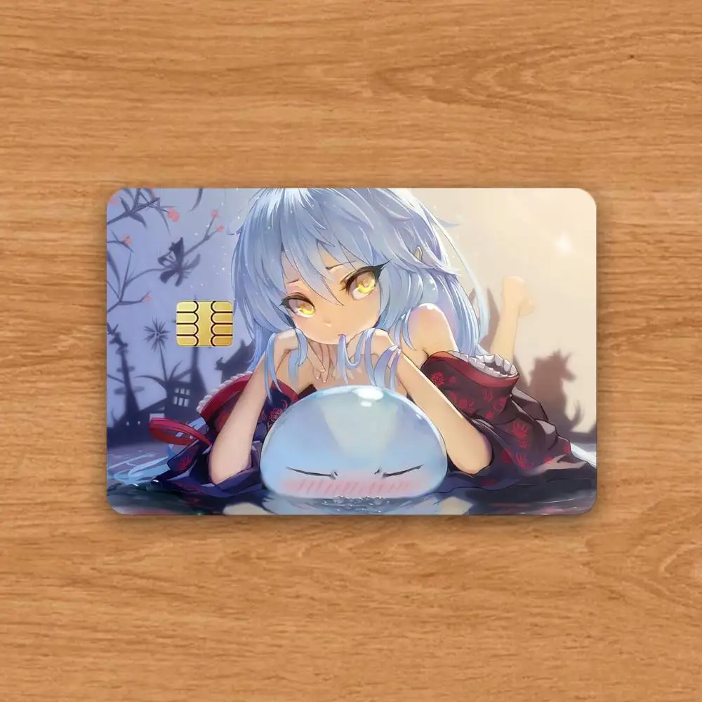 That Time I Got Reincarnated as a Slime Card HD Stickers Game Card Decal Card Matte Film Skin Small Chip Waterproof Sticker