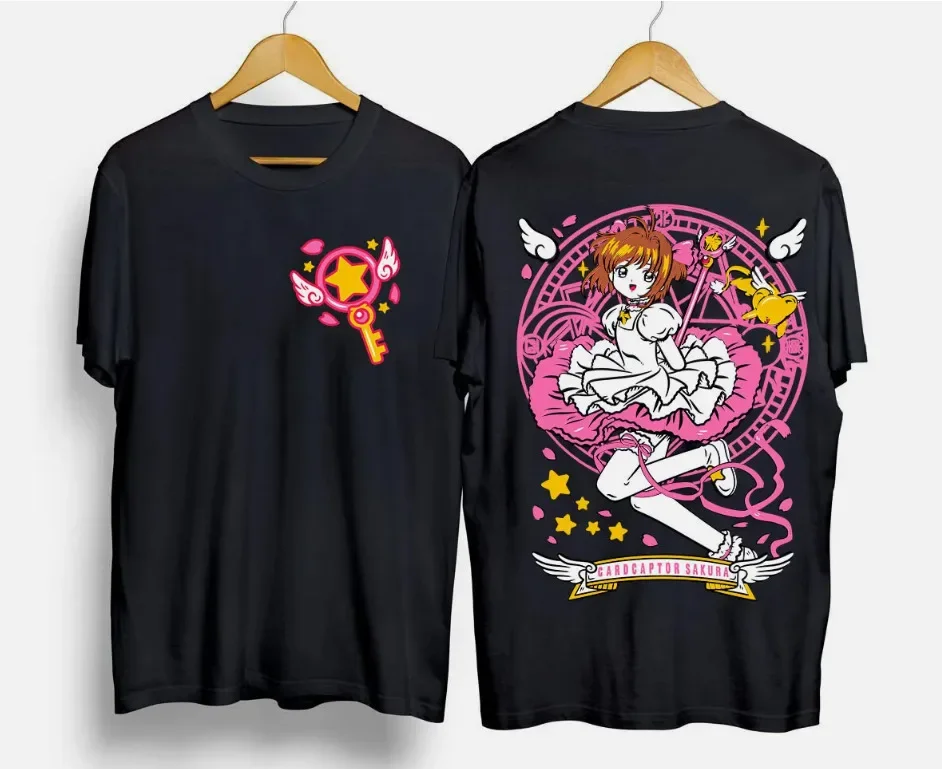 Cardcaptor Sakura T-shirt Waifu Kero Chan Kawai Front & back Gift Shirt All Size