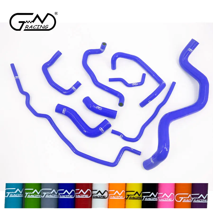 

Подходит для 2000-2006 VW Golf GTI MK4 1.8T, комплект силиконовых шлангов радиатора охлаждающей жидкости