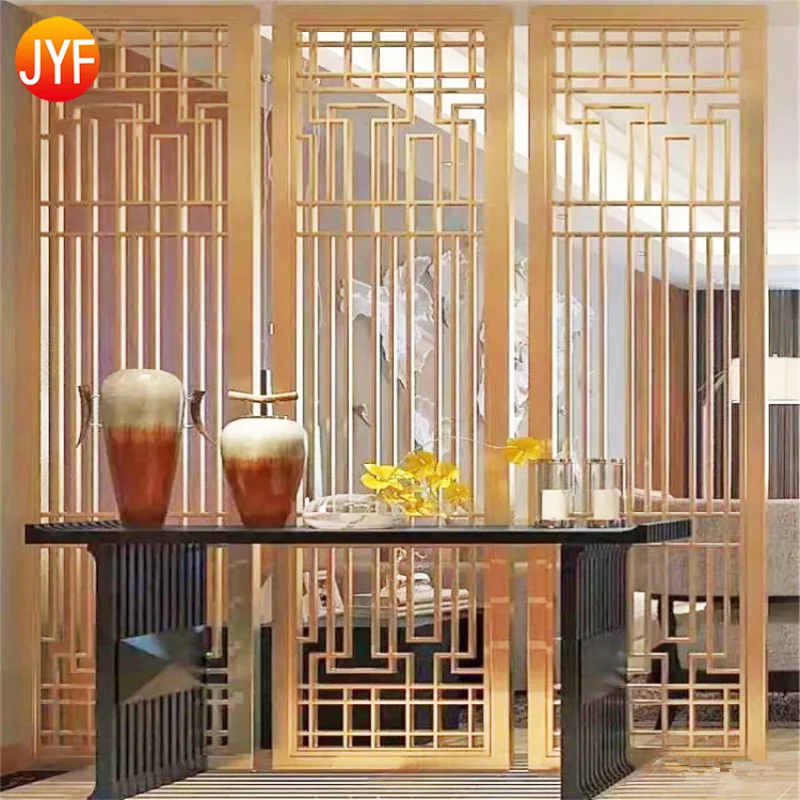 custom.ZZ0027 Customized Stainless Steel Decorative Screen Partition Modern Outdoor Architectural Metal Screen