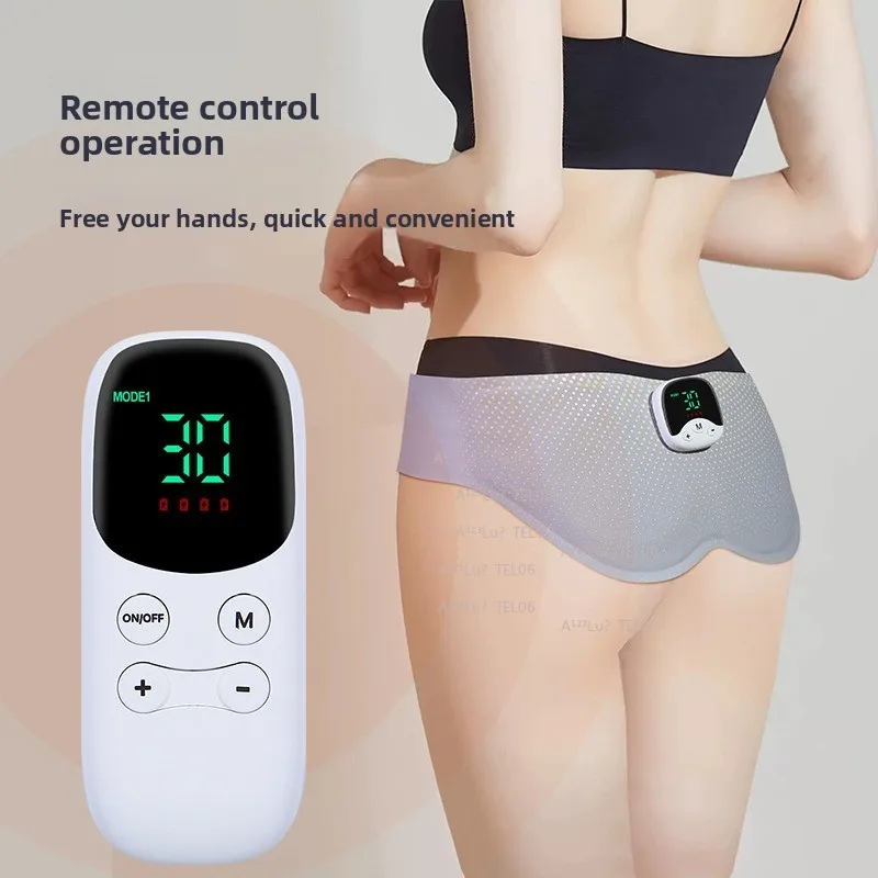 EMS Buttock Trainer Hip Toner Pad Rechargeable Microcurrent Muscle Massager for Glute Lifting & Home Exercise