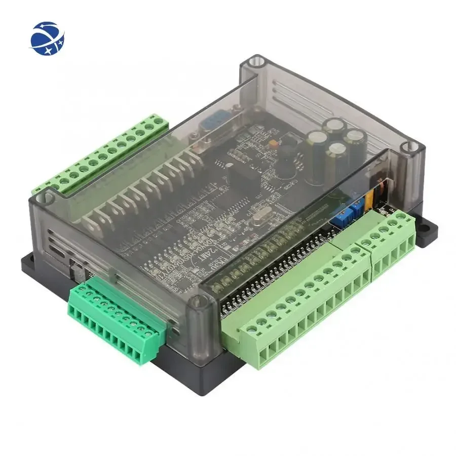 FX3U-24MR FX3U-24MT PLC industrial control board 14 input 10 output 6AD 2DA with 485 communication and RTC