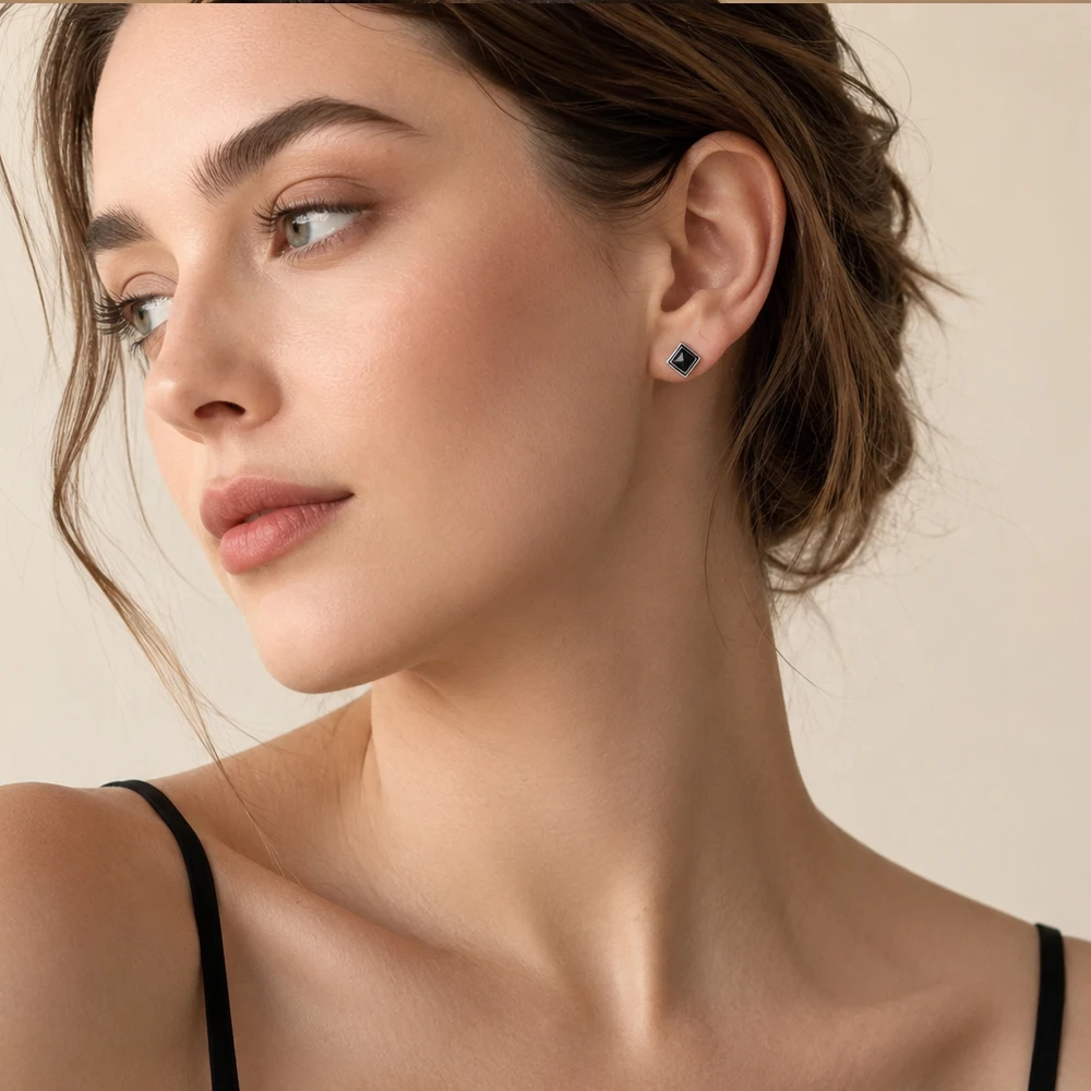 Ohrstecker Afrika Herbst Neues ethnisches 925er Sterlingsilber Feiner Schmuck für Frauen Geschenk – Detail 1
