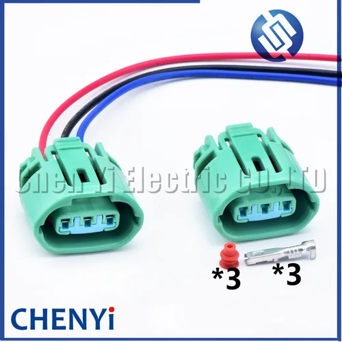 Conector de bobina de encendido de coche de 3 pines enchufe regulador de alternador 6189-0544 para Honda Toyota Nissan Infiniti Suzuki Mitsubishi Subaru