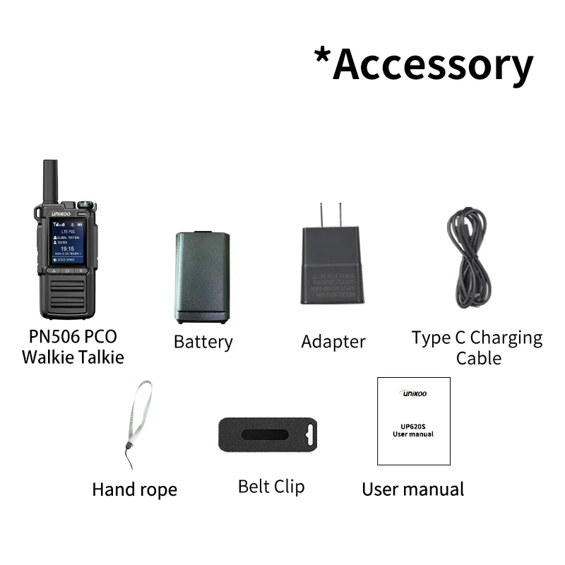 UNIKOO PN506 POC اسلكية تخاطب بطاقة Sim مجانية 5000 كجم طويلة المدى العالمي PTT 4G POC راديو لاسلكي للتحكم عن بعد اتجاهين الراديو