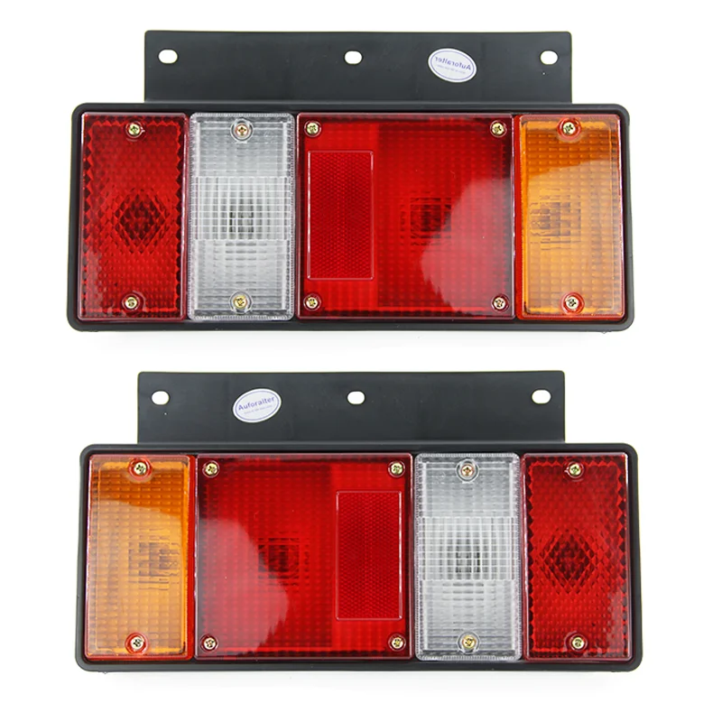 Par de conjunto de luces traseras para Isuzu NPR ELF NKR NHR NLR 1987 1988 1989 1990 1991 1992 1993-2022 luz de advertencia de luz trasera de camión