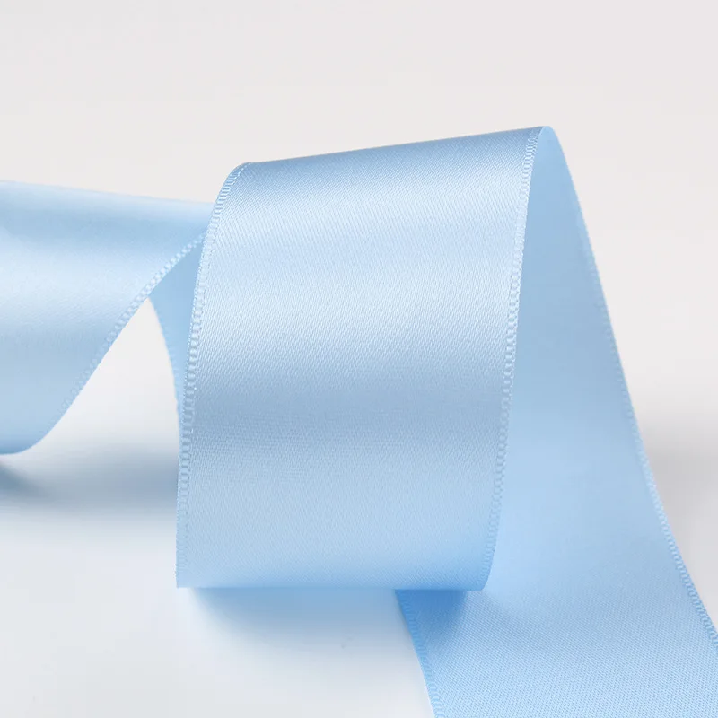 10Meters 1CM/2.5CM/4CM/5CM High Quality Double Face Satin Ribbon For Gift Box Flower Bouquet Packaging DIY Bows