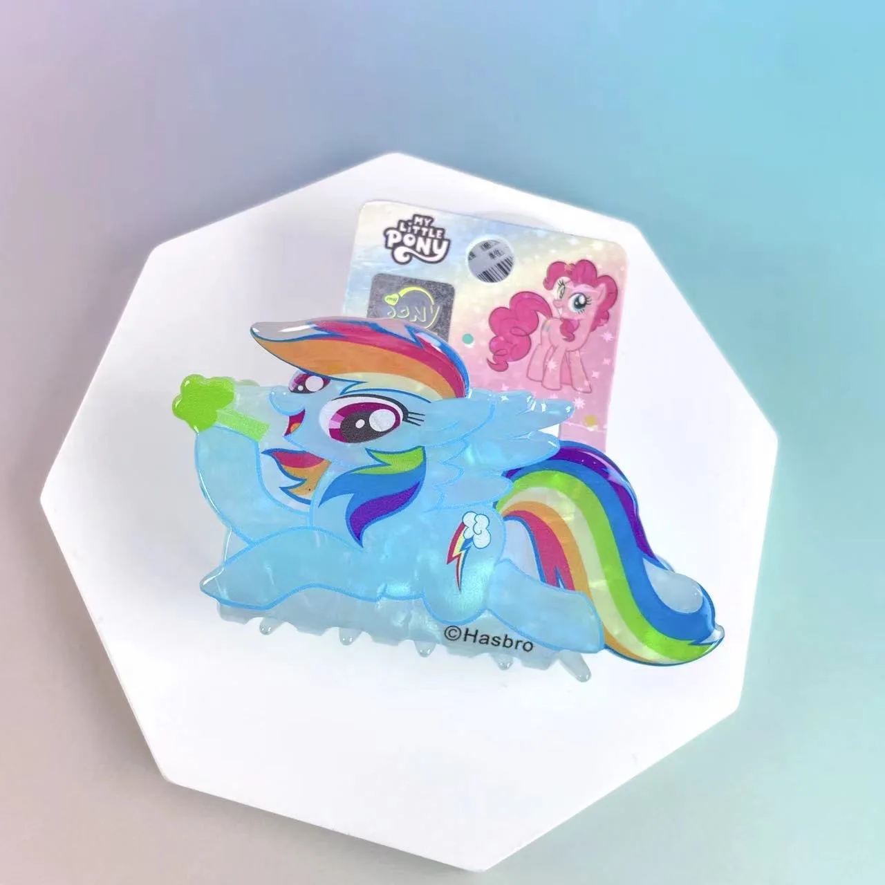 Hasbro My Little Pony Shark Hair Claw Clips Cute Cartoon Ponies Hair Barrettes Fashion Women Hair Accessories Girls Gift view 5