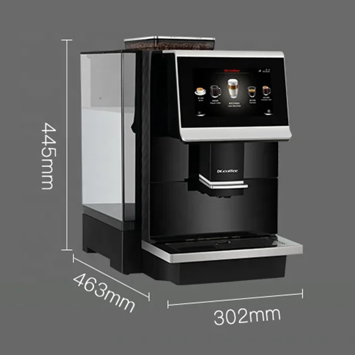 Dr.Coffee C12 In Stock 120V 60Hz Black Automatic Espresso Coffee Machine