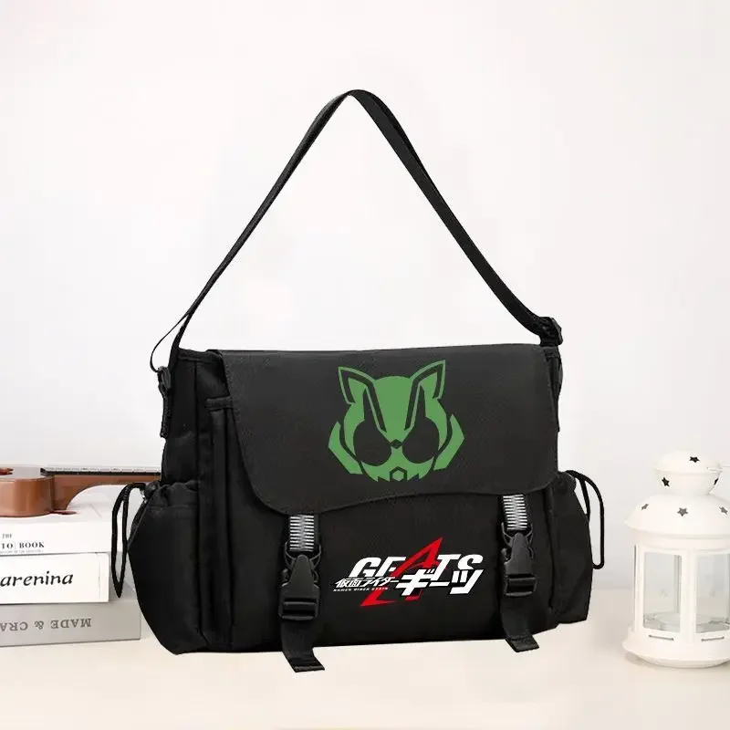 33X27X14cm Kamen Rider Geats Extreme Fox BUILD Shoulder Bag Taili Ba Niu Torch Eye Student Crossbody Backpack
