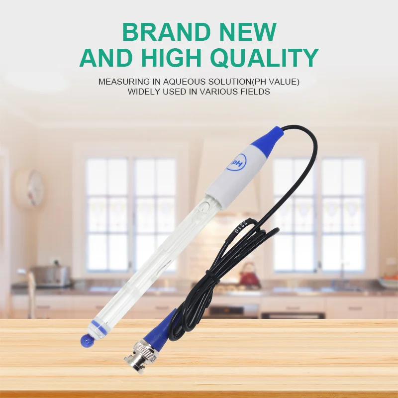 PH Replacement Probe Aquarium Hydroponic Laboratory Electrode PH Sensor Potential Test BNC Q9 Connector