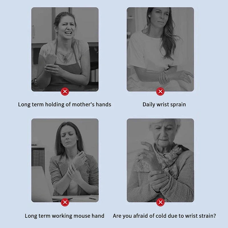 

Heated Wrist Wrap Wrist Heating Pad,Portable Electric Heating Pad,Three Adjustable Levels,Heated Wrist Brace For Office