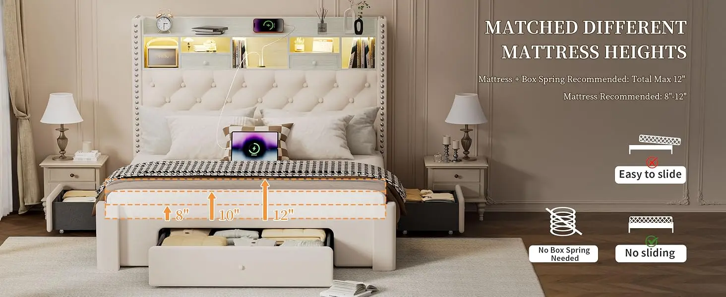 No Box Spring Needed Platform Bed