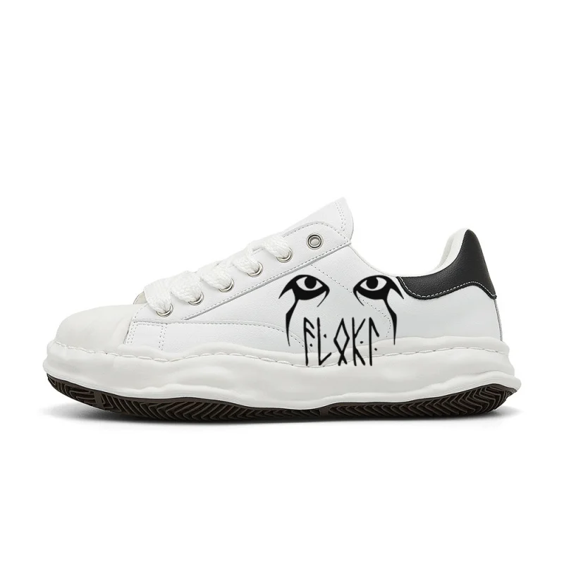 

Floki eyesVintage Fashion Street Sneakers，The design is retro, stylish, comfortable, and versatile，Suitable for street fashion d