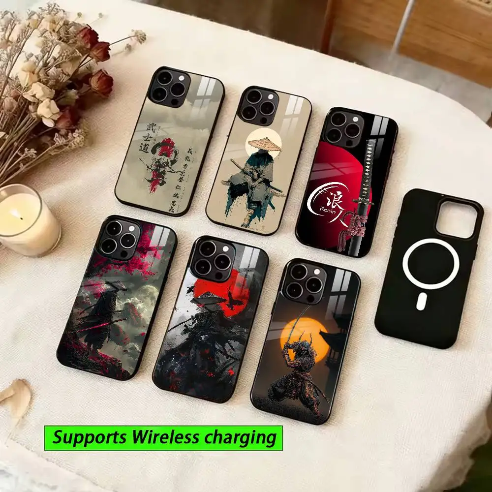 

Samurai Bushido J-Japanese Style Phone Case For iPhone Magnetic 15,16,17,14,13,12,11 Plus,Pro with Wireless Charging