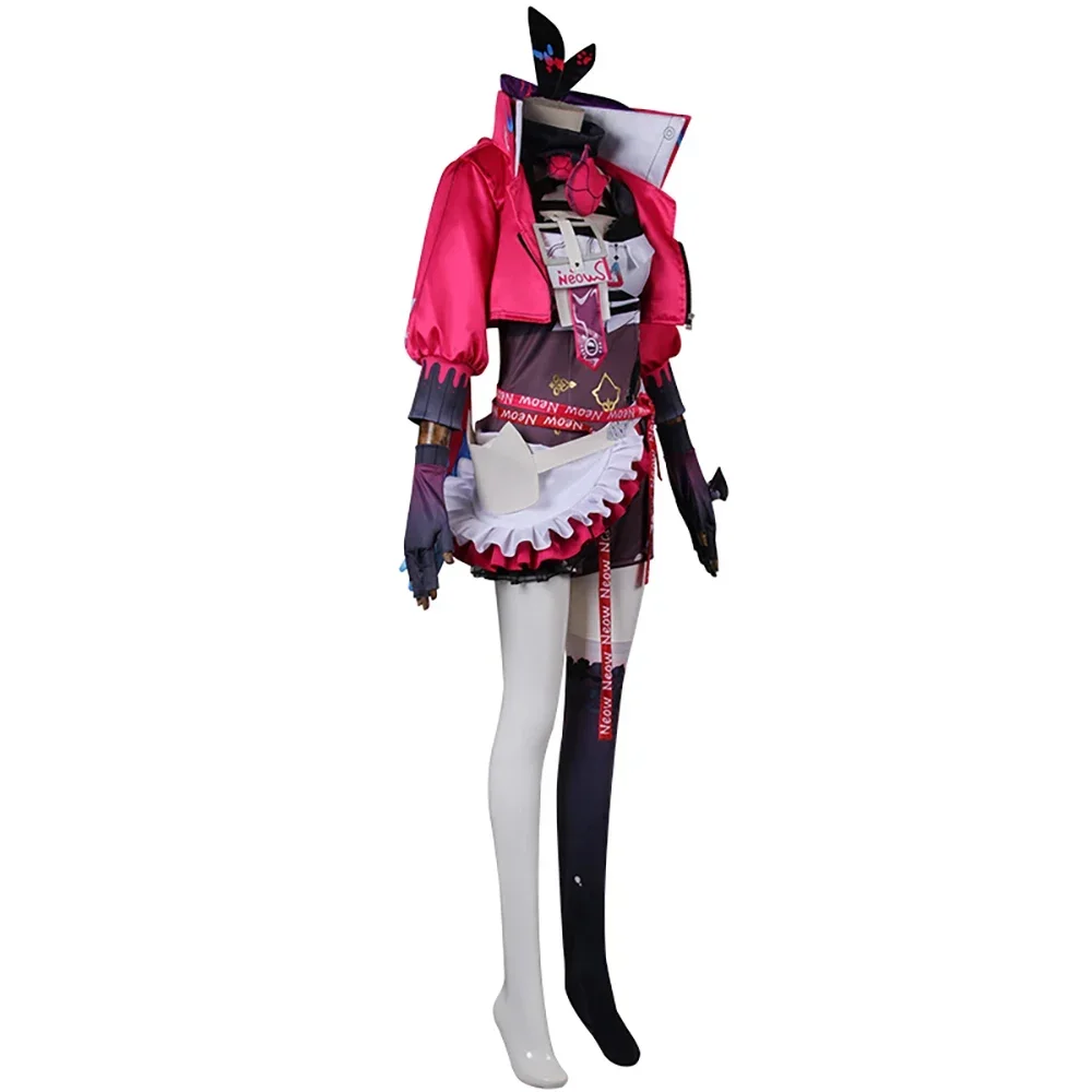 Honkai Impact 3: Pardofelis Enchanting Cosplay Costume Set with Plush Toy