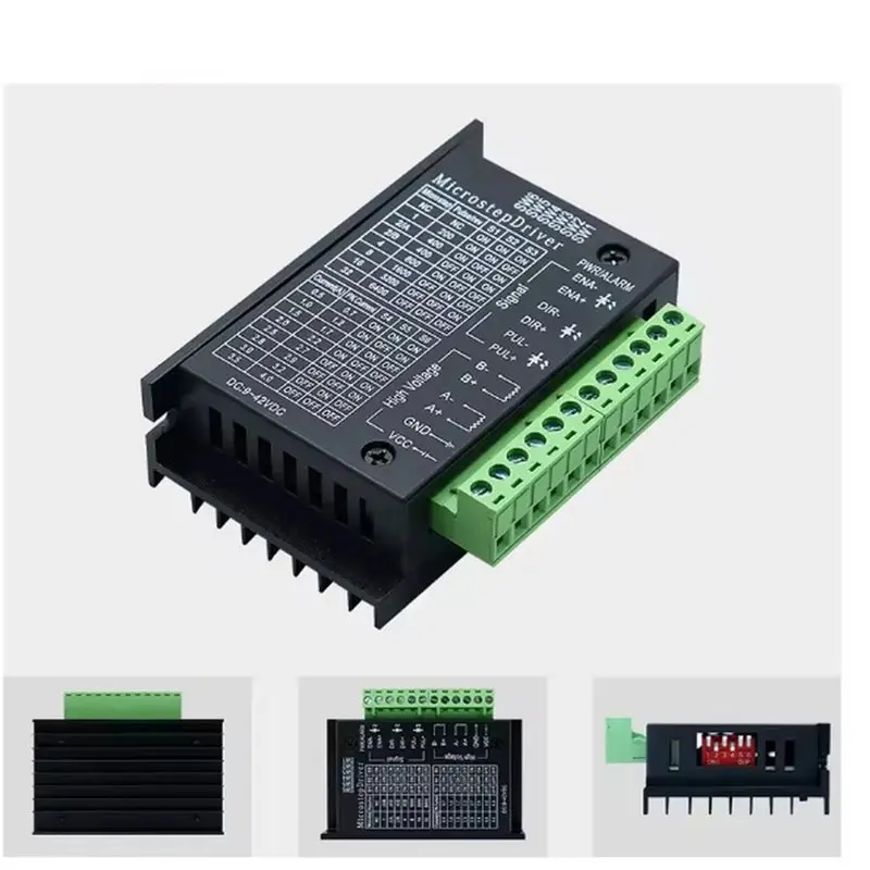 ABDJ-Microstep Motor Driver TB6600 Suitble For 42 57 Stepper Motor Supply Voltage 9-40V DC Upgraded 4.0A Driver