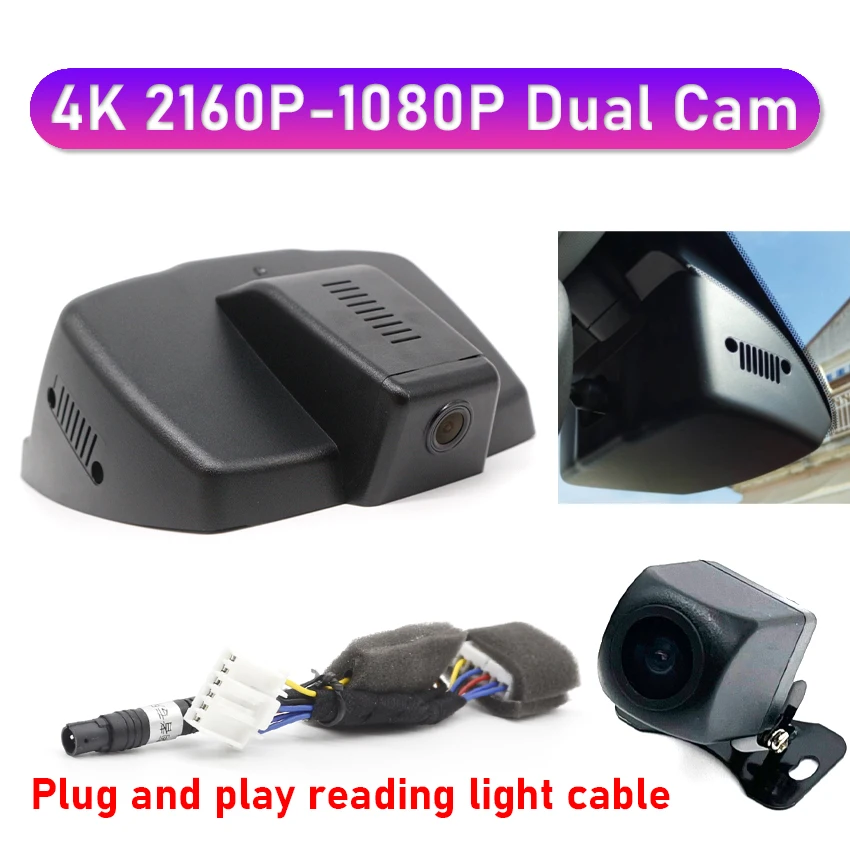 Voor Jeep Renegade 2015 ~ 2022 Voor en Achter plug en play Dash Cam voor Auto Camera Recorder Dashcam WIFI Auto Dvr Opname Apparaten