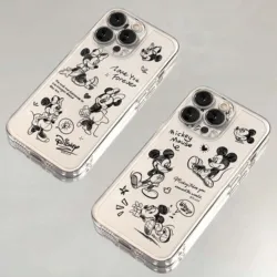 Cartoon Mickeys Minnies Mouse Phone Case For VIVO Y28 V30e Y75 Y03 Y36 Y100 Y17s Y76 Y22s Y16 Y50 Y21 Y20 V29 V23e V21e 5G Cover