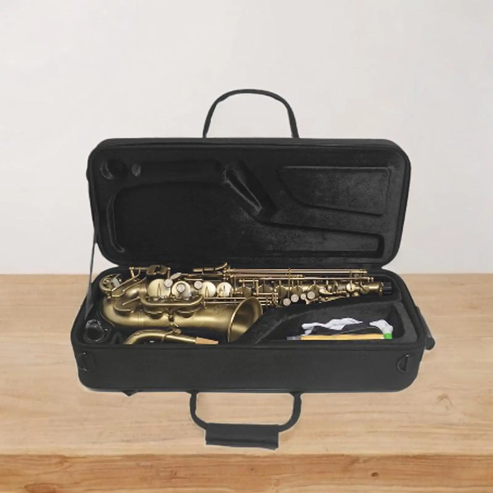 

Saxophone Case with Pocket Pressureproof Accompaniment Special Accessories Portable Thick Padded Backpack Saxophone Carrying Bag