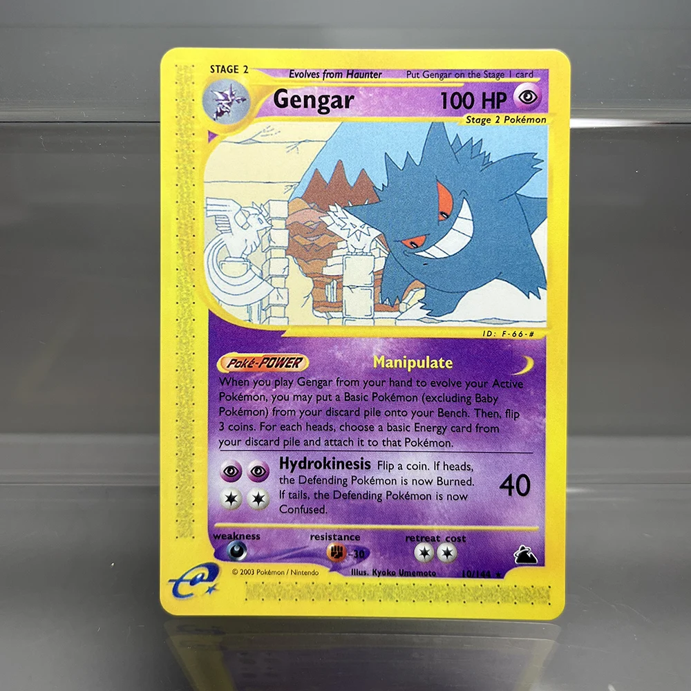 PKM-Karten Charizard Steelix Celebi Einzelfolienkarten Magneton Gengar Classic Game Collection Karten PTCG Proxy-Karten