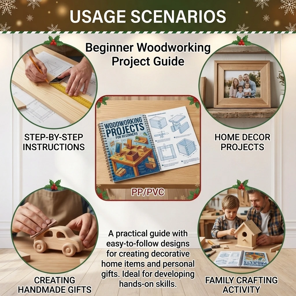 Woodworking Projects For Beginners Easy To Follow Guide With Practical Designs For Home Decor And Gifts