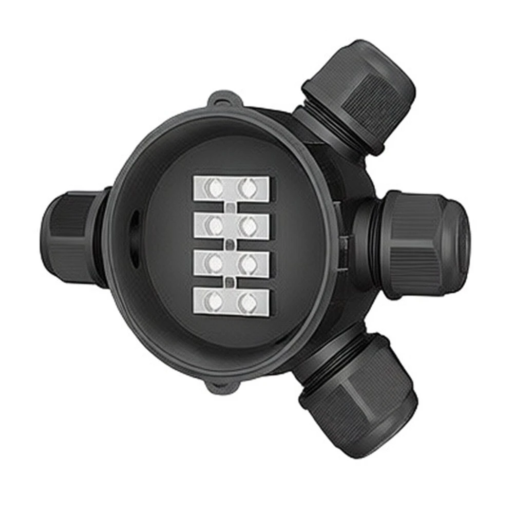 IP68 Cable Enclosure Box for Outdoor Indoor Electrical Wiring 5-9mm Wire Diameter Rugged Construction 110x72mm