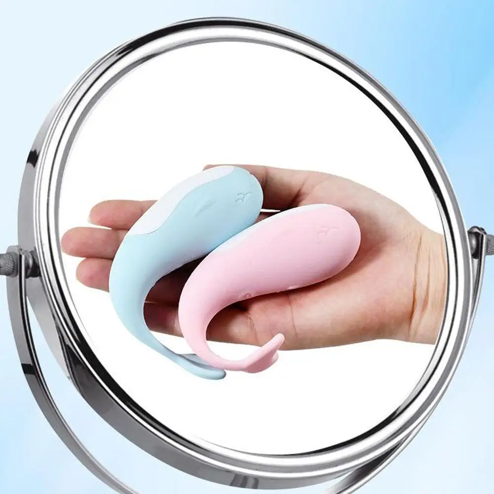 الحوت اللاسلكي القفز البيض لطيف يمزح الاستمناء كاذبة القضيب التحكم عن بعد G-بقعة تحفيز هزاز للنساء الجنس لعب