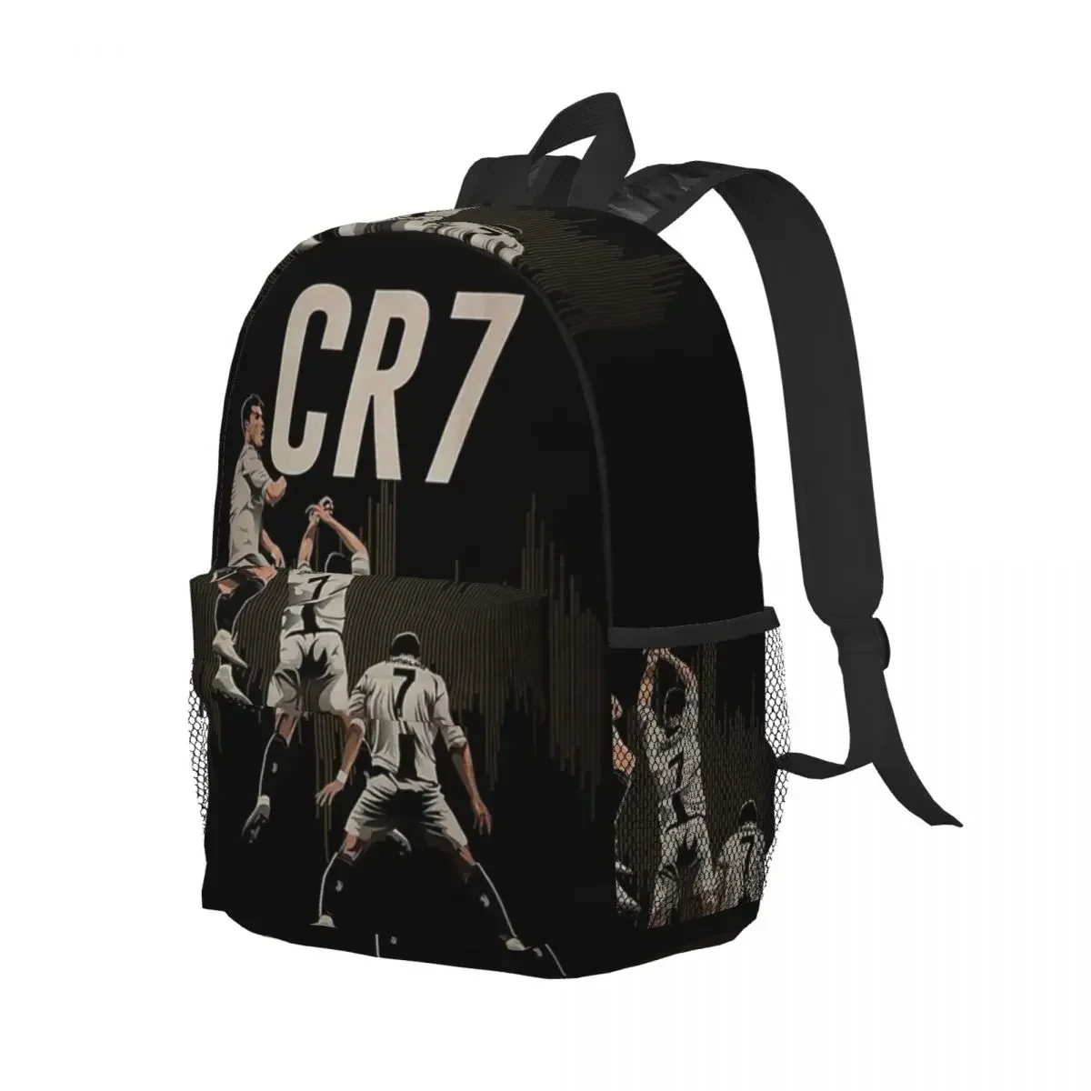 CR7 Cristiano Ronaldo Backpacks Teenager Bookbag Cartoon Children School Bags Travel Rucksack Shoulder Bag Large Capacity