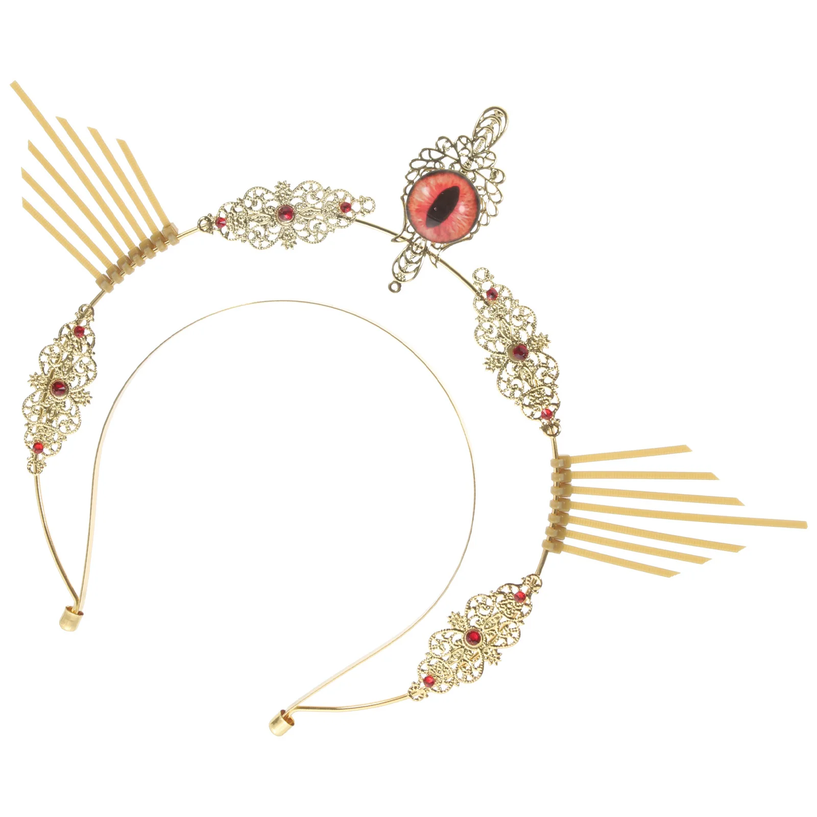 

's Eyeball Crown Halloween Headpiece Goth Headband Carnival Headpieces for Women Goddess Dark Cosplay Headbands