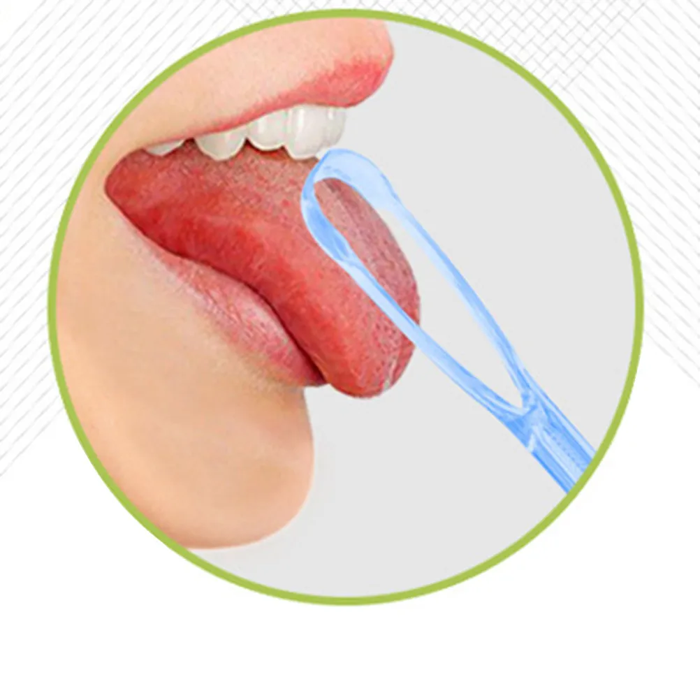 Tongue Scraper for Oral Hygiene – Ergonomic Sky Blue Plaque Remover to Freshen Breath