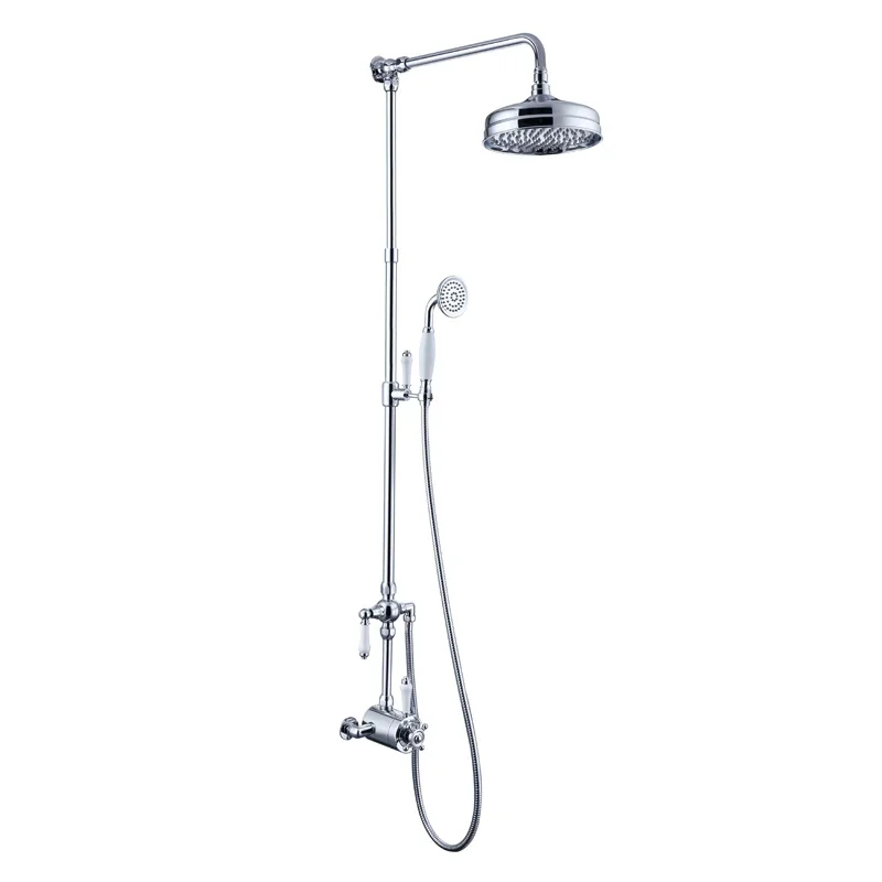 

Ready stock Wall-Mounted Brass Thermostatic Shower Set And Bathtub Shower shower panel Faucet