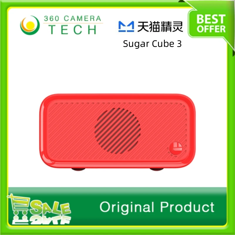 

Умный Bluetooth-Динамик Tmall Genie Sugar cube 3