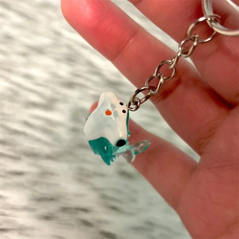 Hammerhead Shark KeyChain - Ocean / Sea Animal / Creature Key Chain - Endangered Hammerhead Fish Key Charm Chain - Cute Gifts