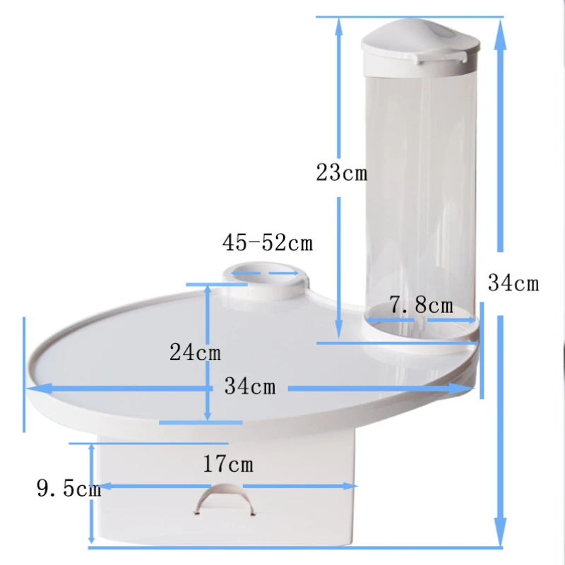 NEW 3 in 1  Dentistry Parts Dental Chair Scaler Tray Placed Additional Units Disposable Cup Storage Holder with Paper Tissue Box