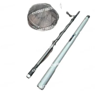 

Hand Net Fishing Gear with Folding Telescopic Numerical Control Integrated Net Rod