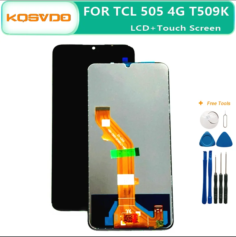 

6,75 "для TCL 505 4G ЖК-дисплей, дигитайзер сенсорного экрана T509K, ЖК-экраны для мобильного телефона, стеклянная панель, сенсор, запасные части