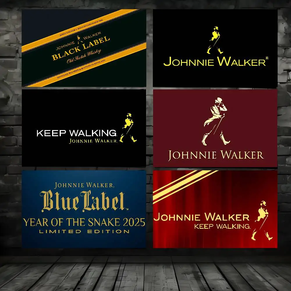 J-Johnnie Walker bandera BANNER tapiz poliéster impreso bandera garaje o al aire libre para decoración