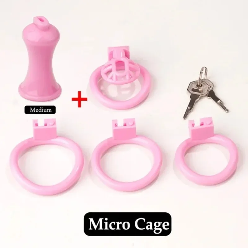 2024 Positive/Negative Breathable Chastity Lock Penis Cage Male Penis Bondage Exercise Sex Toys Urine Blockage Chastity Belt Gay