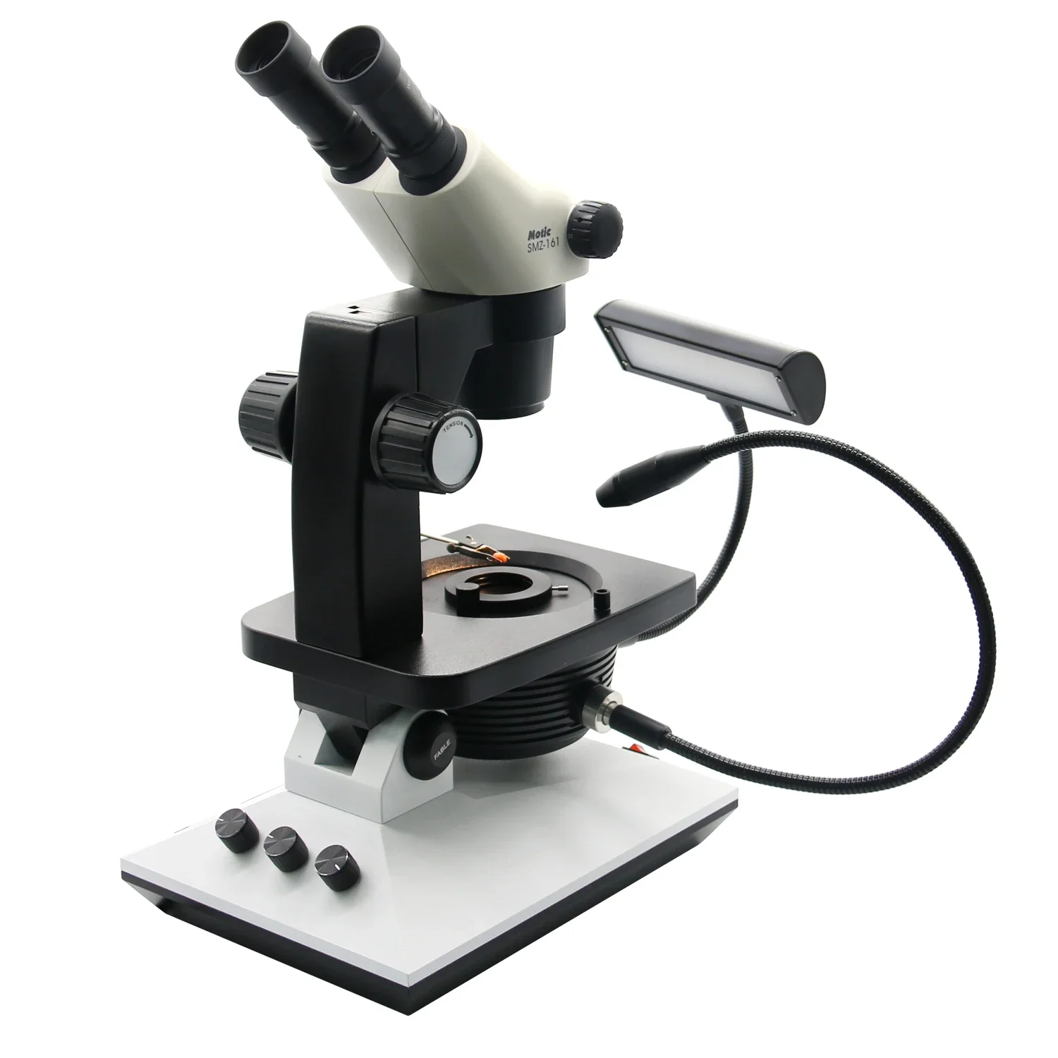 Fable Classic Base Optical Swing-arm 7.5-45X BINOCULAR Gem Microscope FGM-R6S-161