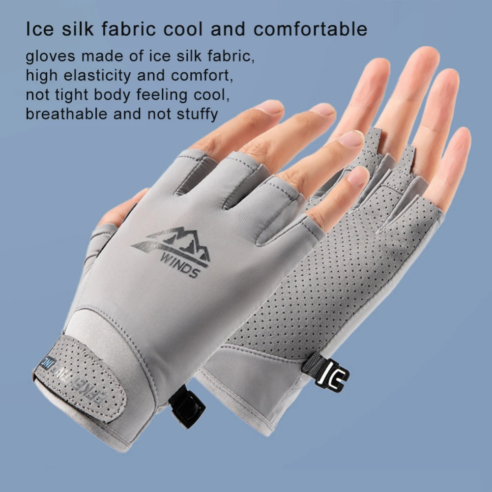 New Gloves Men Women for Kayaking Hiking Paddling Driving Canoeing Rowing UV Protection Fishing Fingerless Gloves