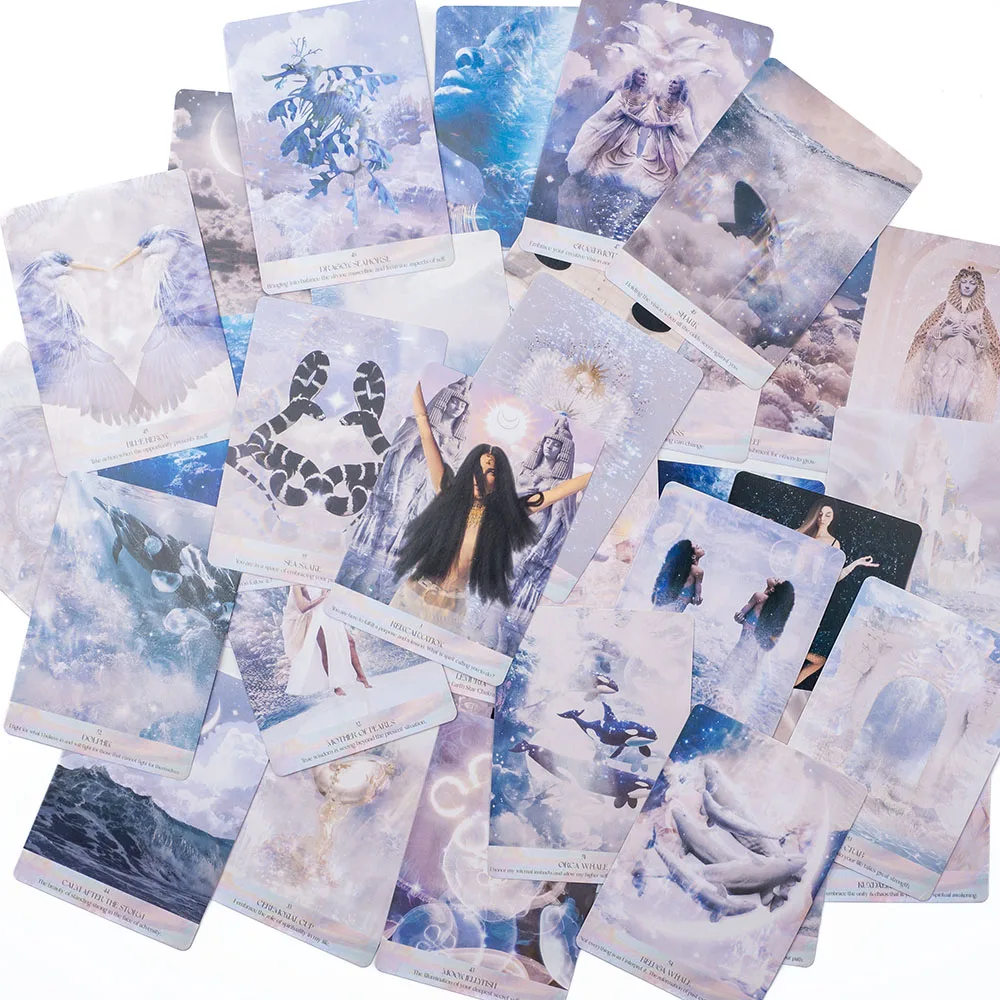 Pearl Wisdom Oracle  Deck 44 Cards Delve Into The Ethereal Visuals Guiding You To Discover Deeper Significance 10.4*7.3cm - view 6