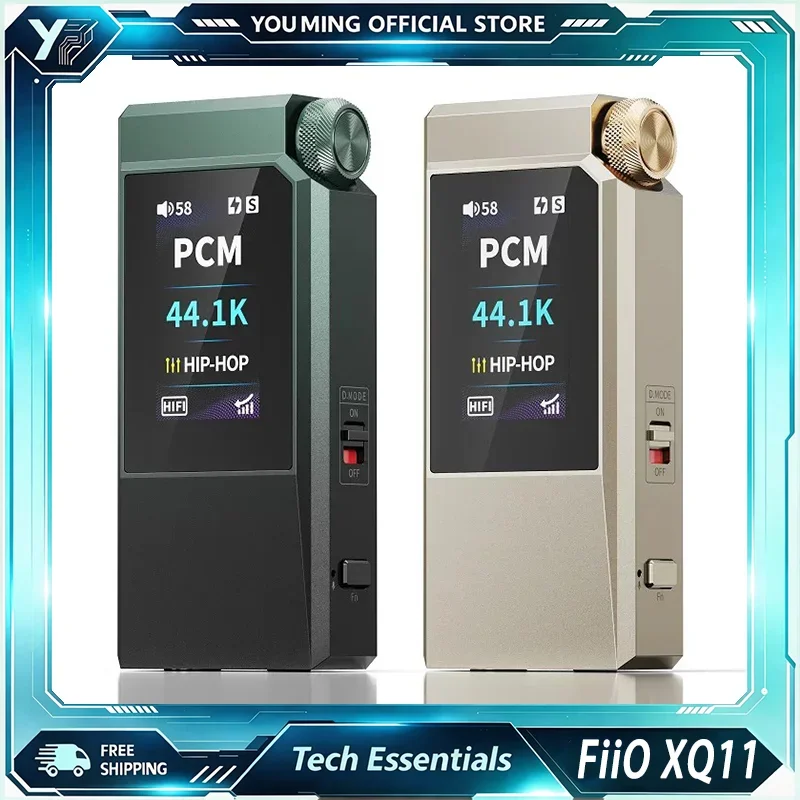FiiO QX11 Portable DAC Headphone Amplifier USB‑C Balanced Decoding Amp HiFi Audio Adapter For Smartphone Laptop Audiophile Music