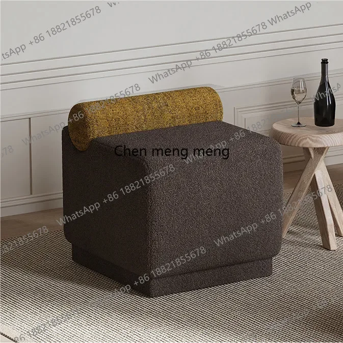 

Горячая распродажа: Современное простое кресло-пуф для небольшой квартиры, мини-диван из ткани, одноместный диван в средневековом стиле