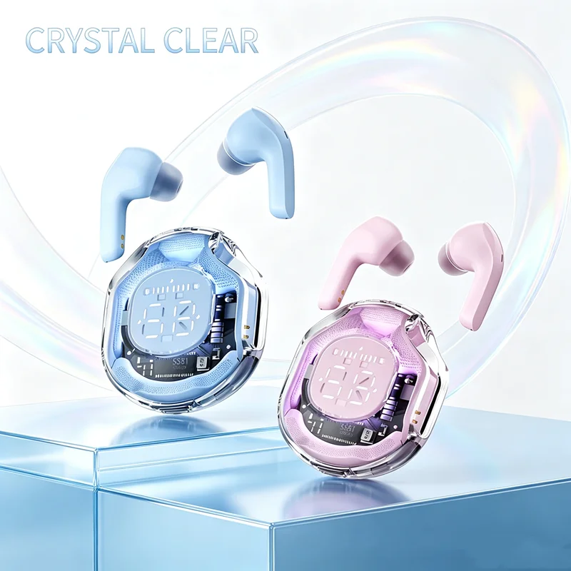 Wireless Bluetooth Headset Wireless Bluetooth Headphones LED Power Digital Display Stereo Wireless Earphones for smartphones