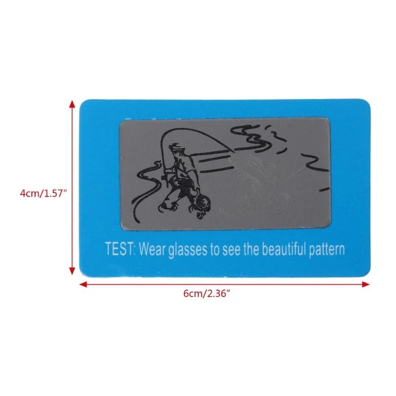 10 pz/set Indossare Occhiali Per Verificare Scheda di Prova Polarizzata Occhiali Da Sole Polarizzati Squisiti per Occhiali Da Sole Scheda di Prova Polarizzata