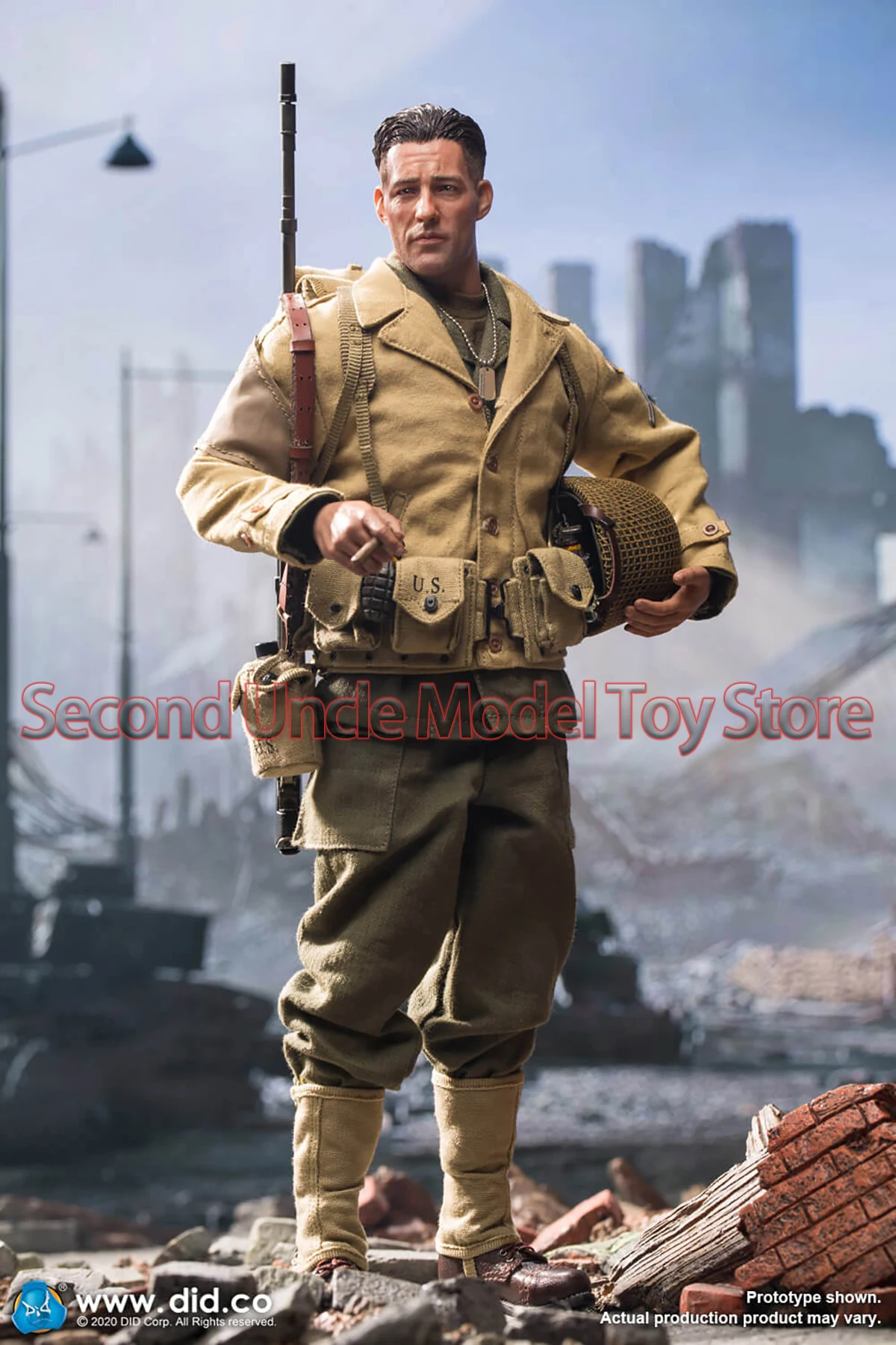 

DID A80141 1/6 WWII US 2nd Ranger Battalion Private First Class Reiben 12'' Male Soldier Military Action Figure Full Set Toys
