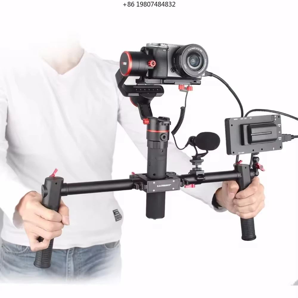 

Gimbal Stabilizer of Eachshot Professional Dual Handle Grip Handheld Handlebar Kit for