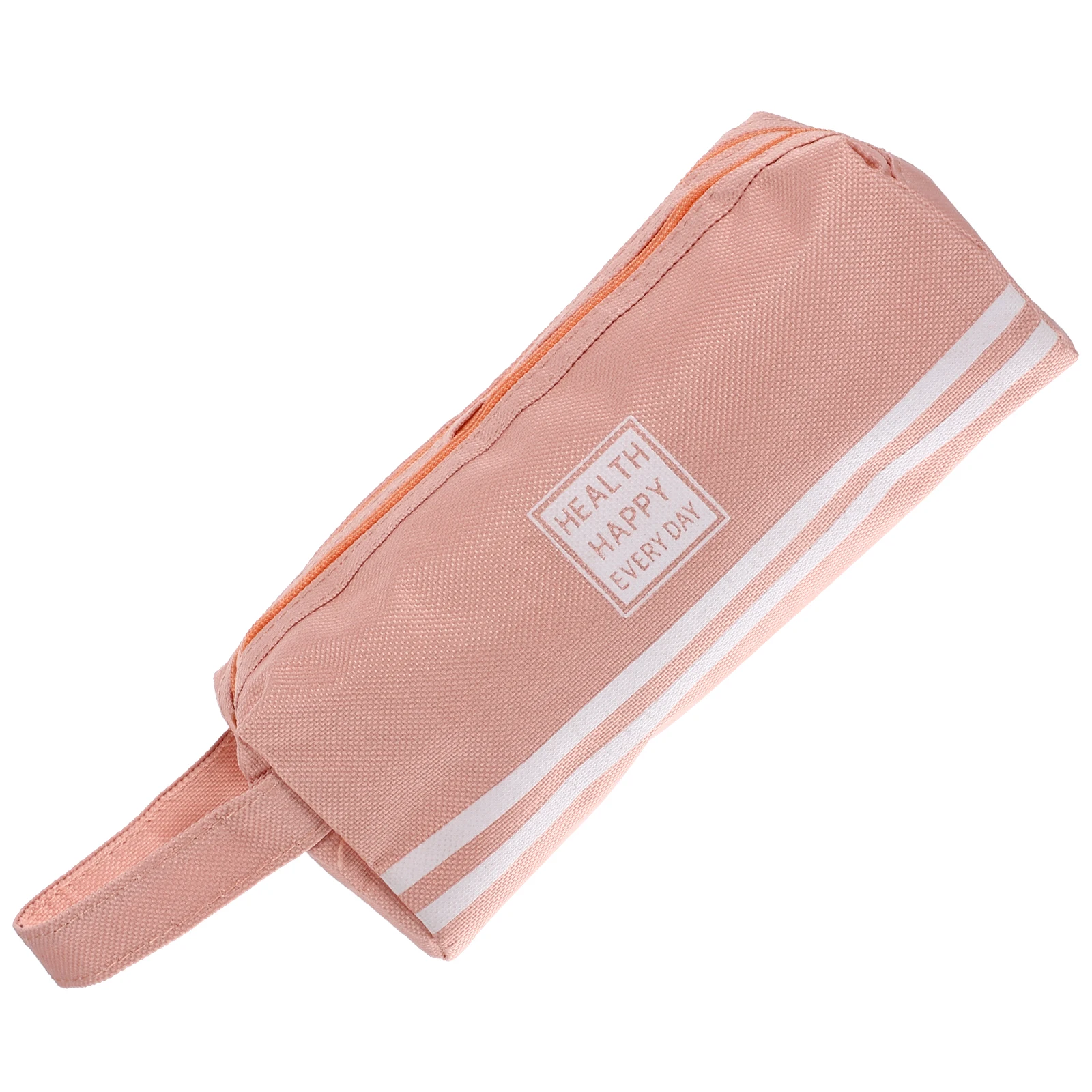 

Pencil Case Double-layer Bag Zipper Pouch with Pink Portable Cosmetics Bags Student